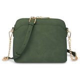 Vuch Crossbody torba Mini Fossy Suede Green, 17 x 20 cm | shoptok.hr