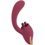 Javida jezični 2u1 vibrator (crveni) | shoptok.hr