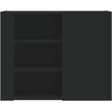  Zidni ormarić crni 75 x 35 x 60 cm od konstruiranog drva | shoptok.hr