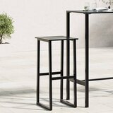 vidaXL Barski stolci 2 kom crni 38x38x80 cm od čelika obloženog prahom Cijene