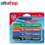 Offishop Markeri za belu tablu set 1/4 Permanent OF372 Cene