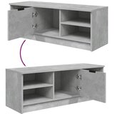 TV ormarić boja betona 102x35,5x36,5 cm konstruirano drvo | shoptok.hr
