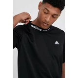 Adidas Kratka majica moški, črna barva