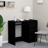 vidaXL Radni stol crni 90 x 45 x 76 cm od iverice Cijene
