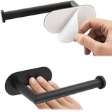  INOX samoljepljivi držač toalet papira 15cm crni | shoptok.hr
