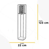 Lesnina XXXL STOJEČA SVETILKA 22/22/123 cm | Shoptok.si