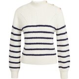 Orsay Women's Cream Striped Sweater - Women's | shoptok.hr