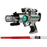 Space Warrior Set Laser Gun Lightsaber Handcuffs Disc Thrower | shoptok.hr