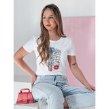 DStreet T-shirt damski z nadrukiem TRENDAY biały | Shoptok.si