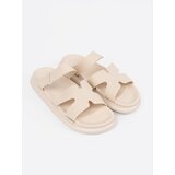 SEASTAR Light beige women's flip-flops on a flat sole | Shoptok.si