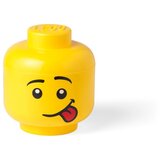 Lego Rumena škatla za shranjevanje v obliki glave Silly, ⌀ 16,3 cm Cene
