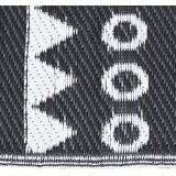 Vanjski tepih crni 190 x 290 cm PP | shoptok.hr