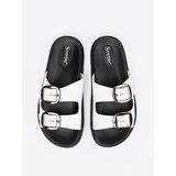 SEASTAR White flip-flops with silver buckles | shoptok.hr