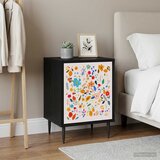  Noćni ormar MAINZ Crni hrast 36 x 33 x 51 cm Konstruirano drvo | shoptok.hr