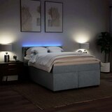  Krevet box spring s madracem svjetlosiva 160x200 cm tkanina | shoptok.hr