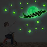 INF Svetleče nalepke, motivi zvezd in letal Green, (21546224) | Shoptok.si