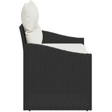  Vrtni kauč s jastukom s pohranom 123 x 62 x 69 cm poliratan | shoptok.hr
