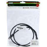 Digitus RJ45 omrežni kabel\, Patch kabel CAT 5e SF/UTP 1.00 m črna UL-certificirano 1 kos, (21218883) | Shoptok.si