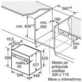 Bosch ugradna rerna sa mikrotalasnom funkcijom HMG778NB1 | Eponuda.com