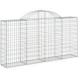  Gabionska košara s lukom 200x30x100/120 cm pocinčano željezo | shoptok.hr