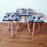 Hanah home set klub stočića 3Shp129, 3 komada, Plava | ePonuda.com