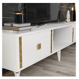 Hanah home tv polica doruk white gold Cene