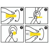  Čepki Za Ušesa Iz Pene - Haspro Multi10 Yell - 10 Parov | Shoptok.si
