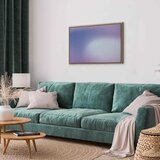  Slika - Heather Mist - Delicate Gradient Comprising Various Shades of Violet 120x80 U prirodnom drvenom okviru | shoptok.hr