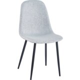 Kondela Stol, siva tkanina/črna kovina, LUGOS | Shoptok.si