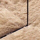  Čupavi tepih s visokim vlaknima NAVARRA bež 200x200cm poliester | shoptok.hr