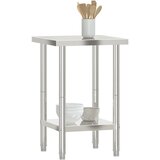  Kuhinjski radni stol 55x55x85 cm od nehrđajućeg čelika | shoptok.hr