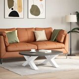  Noge za klub stolić X-oblik 2 kom Bijele 70 x (30-31) cm Čelik | shoptok.hr