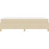  Postelja z vzmetnico Bela in smetana 120 x 190 cm Poliester, (5000126782) | Shoptok.si