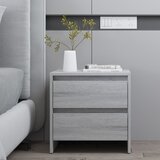  Noćni ormarići 2 kom boja hrasta sonome 45x34,5x44,5 cm drveni | shoptok.hr