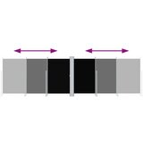 vidaXL Zložljiva stranska tenda črna 180x600 cm | Shoptok.si