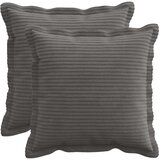  Presvlaka za jastuk 2 kom. HOUTEN Tamnosiva 35 x 35 cm Kord Slike