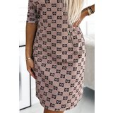 Numoco Women's dress with gold zippers | shoptok.hr