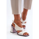 S. BARSKI Women's Sandals with White Stiletto Heel D&A | ePonuda.com