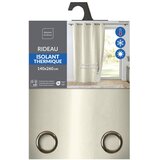 Douceur d intérieur Kremno bela žametna izolacijska zavesa 140x260 cm Polarchic – | Shoptok.si