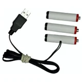 usb nadomestek baterij 3xaa r6 4,5v 500ma