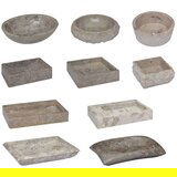  Umivaonik sivi 30 x 30 x 13 cm mramorni | shoptok.hr
