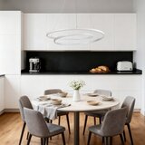  Brilagi-LED prigušiva luster na sajli TWISTER LED/75W/230V prečnik 70 cm bela + sa daljinskim upravljačem | Eponuda.com