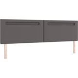  Vzglavje Enostaven dizajn Siva 200 cm Umetno usnje, (22048660) | Shoptok.si