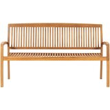  Složiva vrtna klupa s jastukom 159 cm od masovne tikovine | shoptok.hr