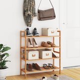  Stalci za cipele 2 kom 69 x 27 x 41 cm od masivnog drva oraha | shoptok.hr