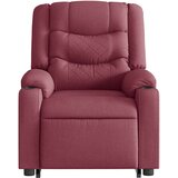  Naslanjač s funkcijo vstajanja vinsko rdeče blago, (21824691) | Shoptok.si