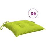  Jastuci za palete 6 kom jarkozeleni 50x50x7 cm tkanina Oxford | shoptok.hr