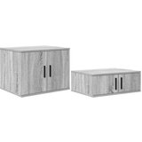  Nočne omarice Siva sonoma Inženirski les 118 x 41 x 40 cm, (22008003) | Shoptok.si