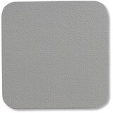 Kela SET PODMETAČA ZA ČAŠU KIMARA, 10x10x0,2cm PU-KOŽA SIVA 4/1 | shoptok.hr