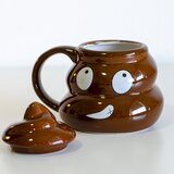  Šaljiva šolja sa poklopcem Poo, 400 ml | Eponuda.com